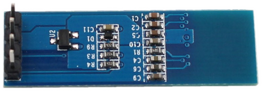 Makerfabs 0.91" I2C OLED 128x32 Display Module (Blue, SSD1306)