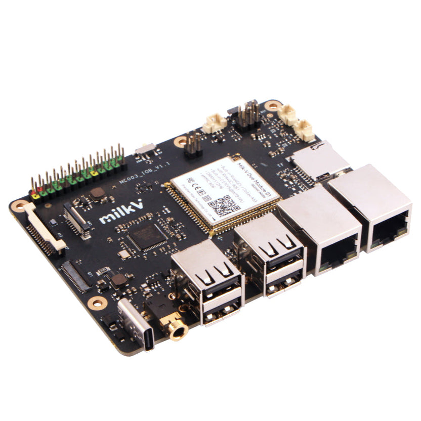 Milk-V Duo Module 01 - RISC-V + ARM, 8GB eMMC, Wi-Fi 6, 100Mbps Eth EvalBoard