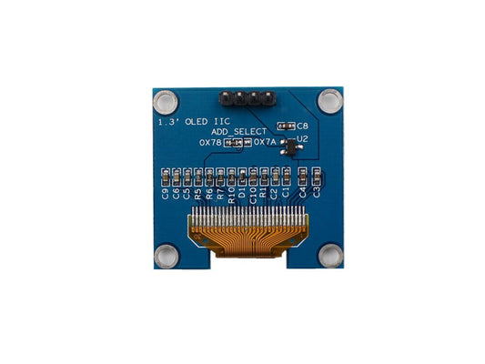 Makerfabs 1.3" I2C OLED 128x64 Display Module (Blue, SH1106)