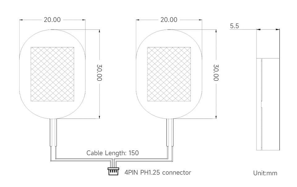 Waveshare 8Ω 2W SBC / Display Speakers