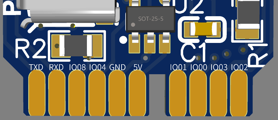 ESP32-CX Riser v1.1 - Blank