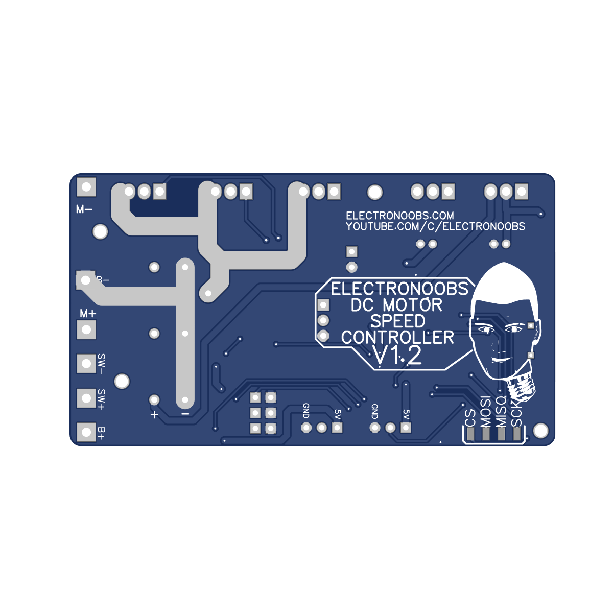 36V Bushed DC Motor ESC PCB V1.2