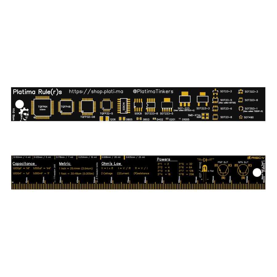 Platima Rule(r)s PCB Ruler