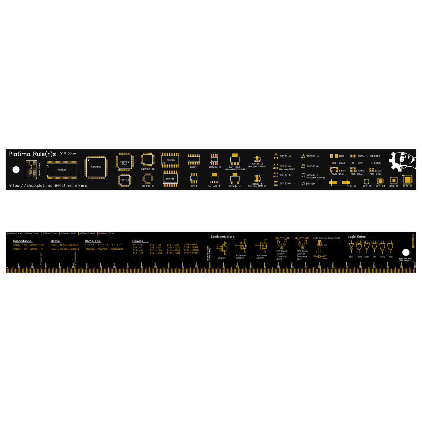 Platima Rule(r)s PCB Ruler