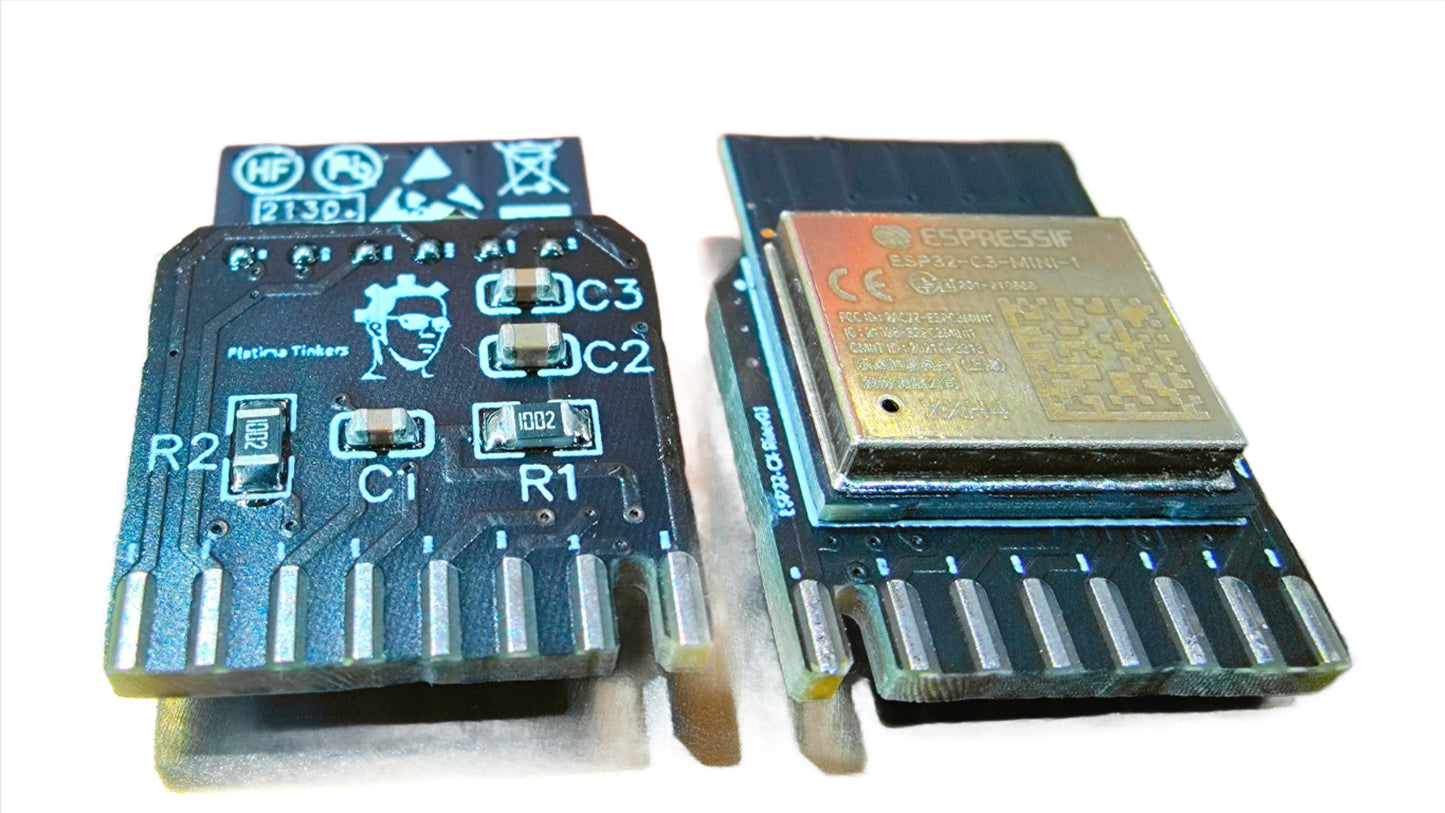 ESP32-CX Riser v1.0 - Assembled w ESP32-C3-MINI-1