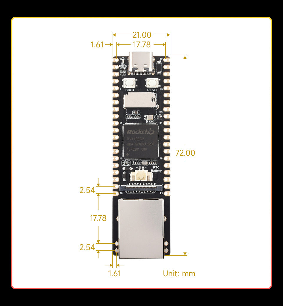 Luckfox Pico Max - 1.2GHz ARM, 256MB NAND Flash, 100Mbps Ethernet eSBC