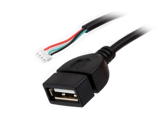 Luckfox MX1.25 4Pin To USB Cable, USB Type-A Female Port, Approx. 30cm Total Length