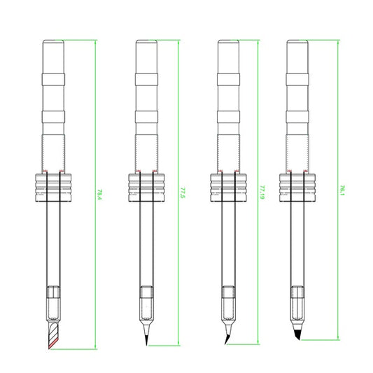Pinecil Micro Soldering Tip Set