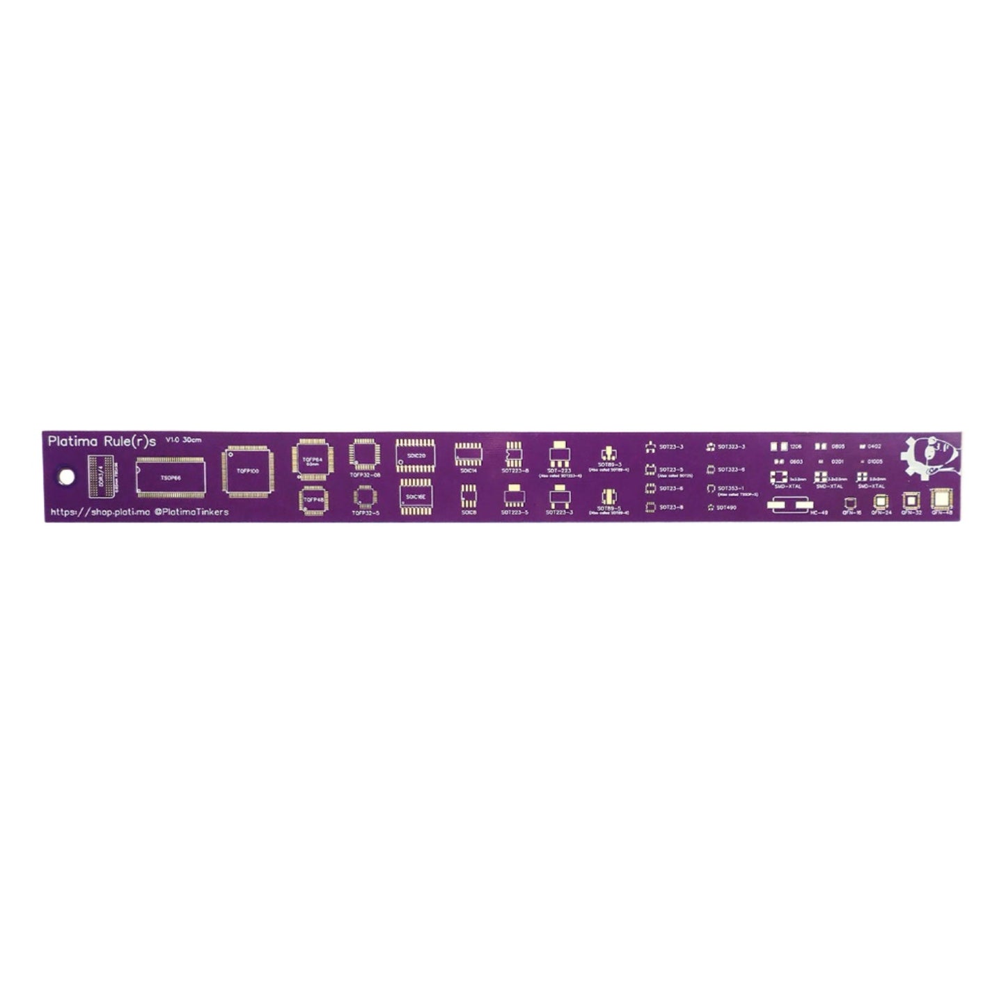 Platima Rule(r)s PCB Ruler