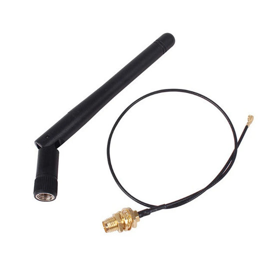 Wi-Fi Antenna - U.FL IPEX1 to SMA, 3dBi, No Backplanes