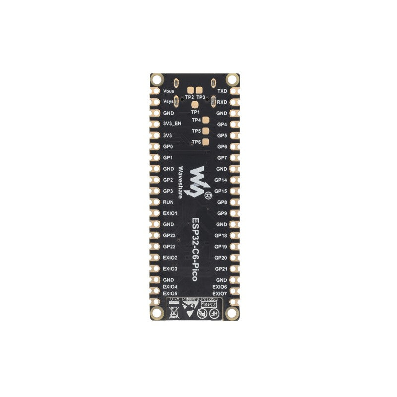 Waveshare ESP32-C6-Pico WiFi 6 Development Board