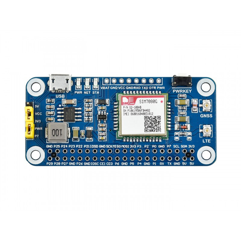 Waveshare SIM7080G Cat-M/NB-IoT HAT(EN) Communication Module
