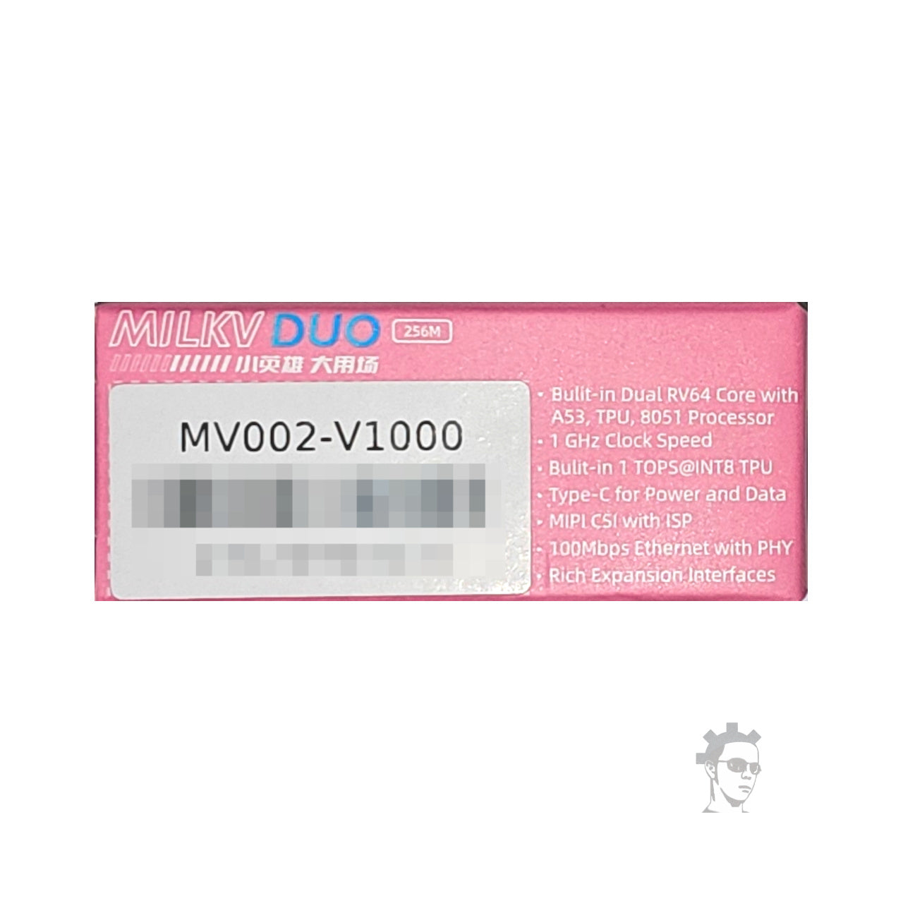 Milk-V Duo 256M - 1GHz Dual-Core RISC-V + ARM + 8051 SBC