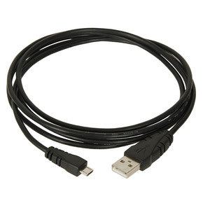 USB Type-A to Micro USB Cable, 1.8m, Black