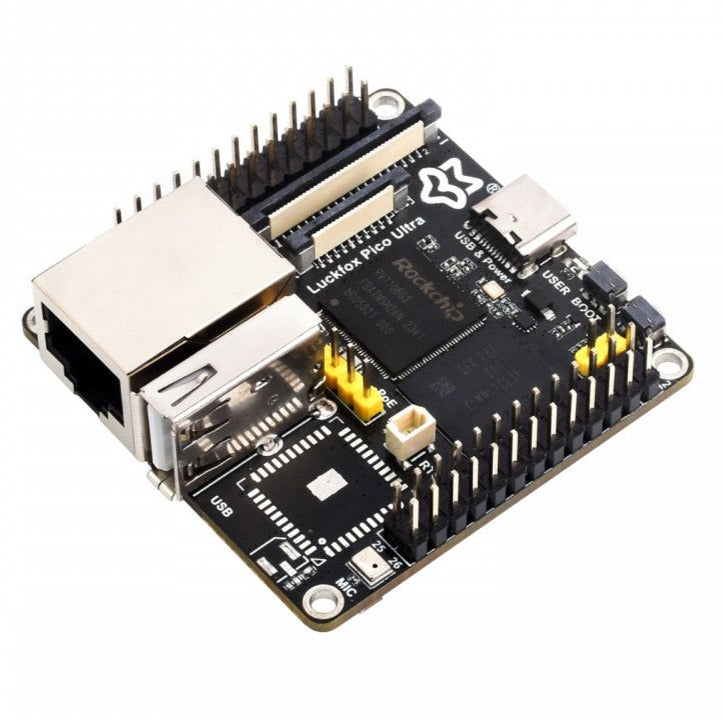 Luckfox Pico Ultra ARM + RISC-V SBC, Optional Wi-Fi & PoE