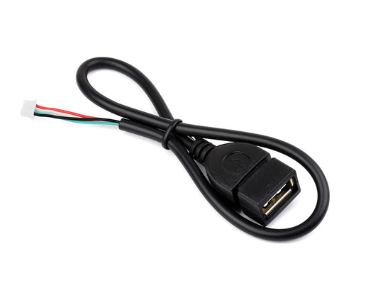 Luckfox MX1.25 4Pin To USB Cable, USB Type-A Female Port, Approx. 30cm Total Length