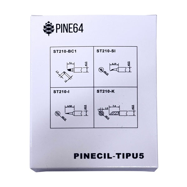 Pinecil Micro Soldering Tip Set