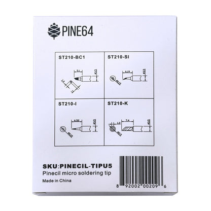 Pinecil Micro Soldering Tip Set