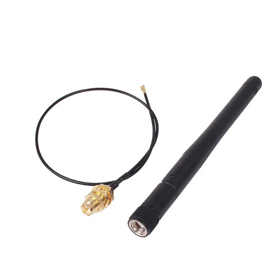 Wi-Fi Antenna - U.FL IPEX1 to SMA, 3dBi, No Backplanes