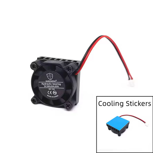 Heatsink + Fan Combo (2513) - 25x25x13mm. Suits most SBCs & SOCs