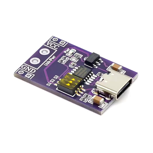 USB-C PD/QC/AFC Trigger Module - Fixed 5V/9V/12V/15V/20V Decoy Board