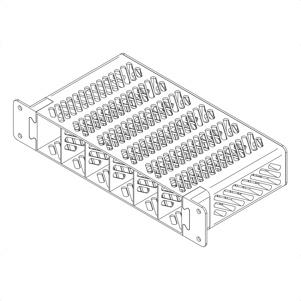 Xerxes Pi x6 Plastic Mini Rack