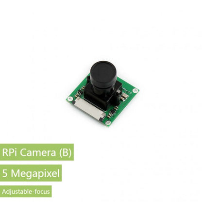 Waveshare Raspberry Pi Camera (B) - Adjustable focus, 1080p, 5MP MIPI-CSI Camera Module