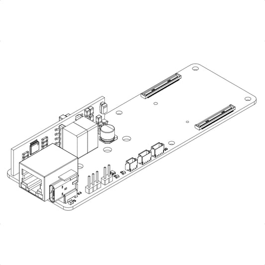 Xerxes for CM4 and CM5 (with Heatsink)